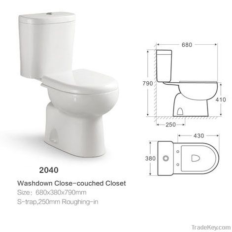 Huakang HK-WC2040 Water Closets