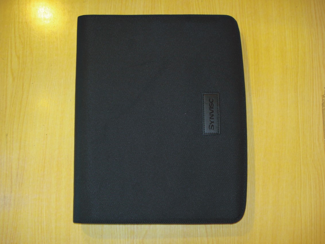 leather conference folder