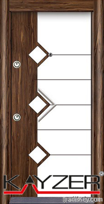 Steel Door - Luxury Laminox Bicoloured Panel