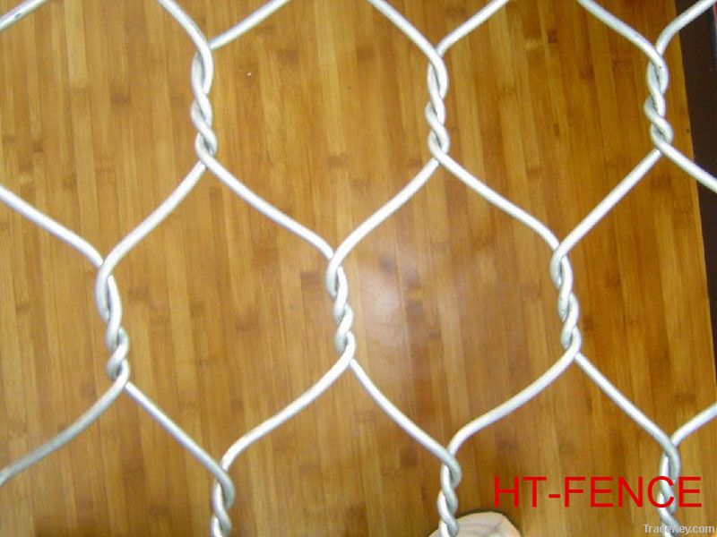 Galvanized or PVC coated hexagonal wire mesh