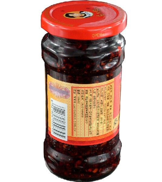 Chines most famous brand lao gan ma black bean oil chilli sauce chicken flavor