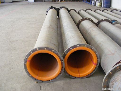 Rubber lined pipe