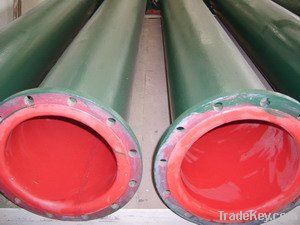 Rubber lined pipe