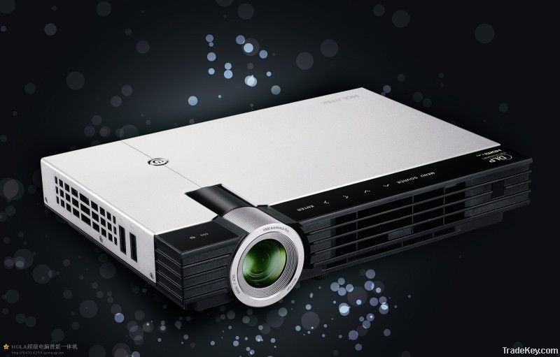 Windows 7 OS 3D all in one dlp projector 3D projector