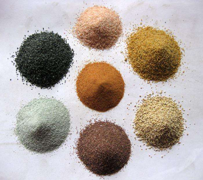 Coloured sand