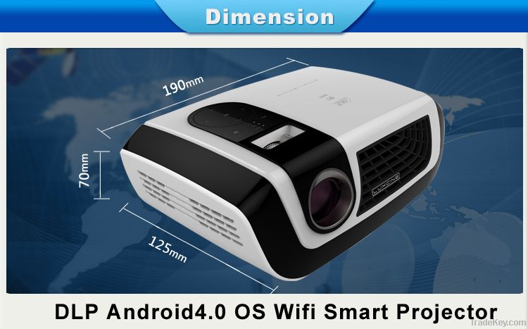 G-C7 DLP Android4.0 OS LED Projector