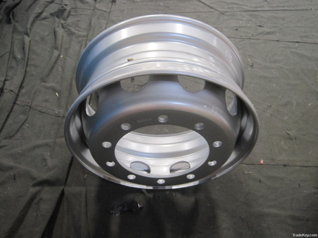 China steel rims 22.5*8.25, tubeless wheel