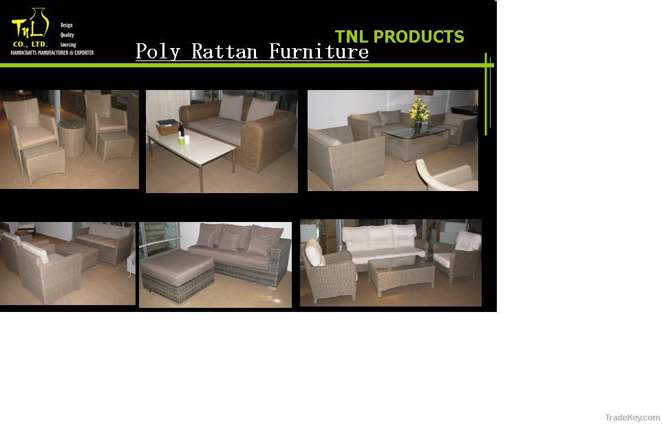 Morden Poly Rattan Furniture Set