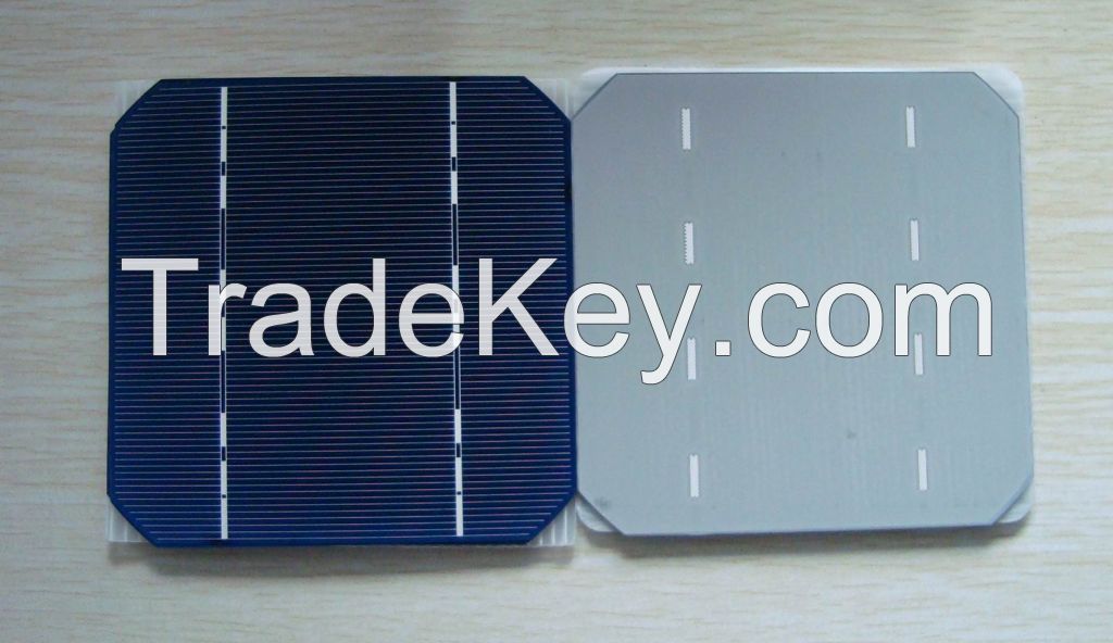 2.8w 2BB 125mm Monocrystalline Solar Cell