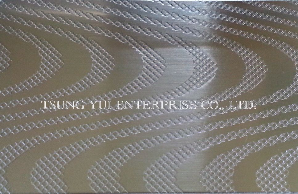 201 Embossed stainless steel decorative plate