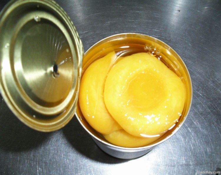 canned yellow peach