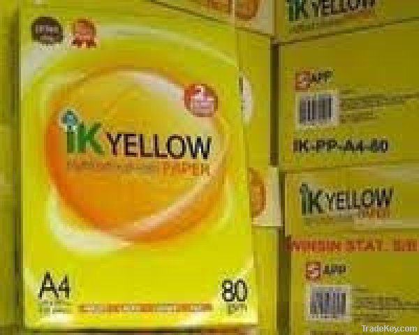 IK Yellow A4 Copy Paper