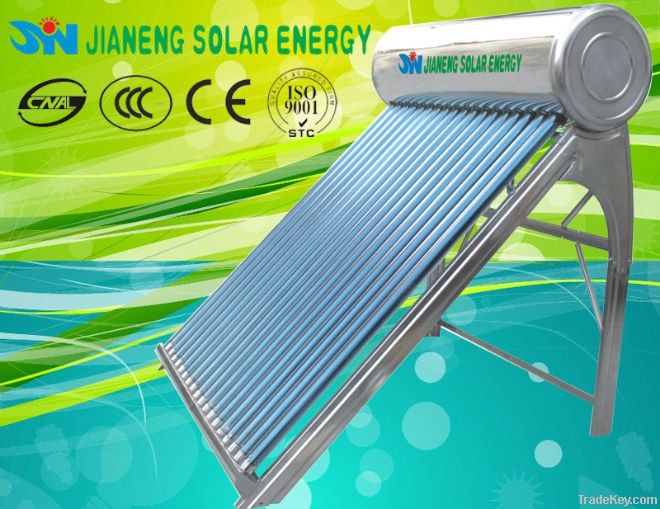 Compact unpressure solar water heaters