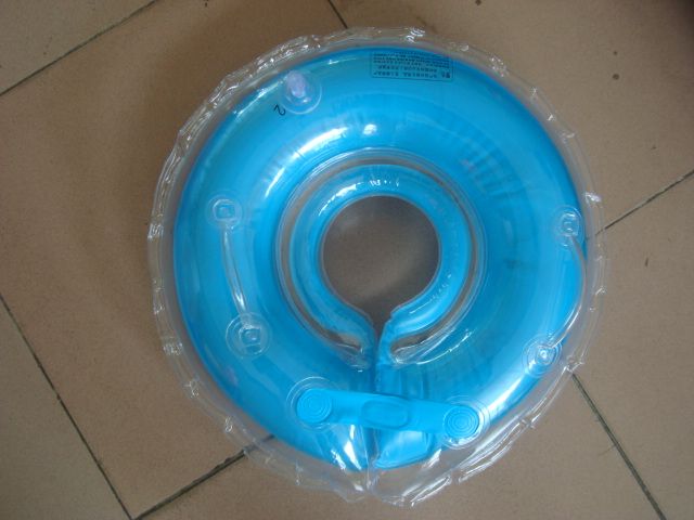 PVC inflatable neck ring for baby bath