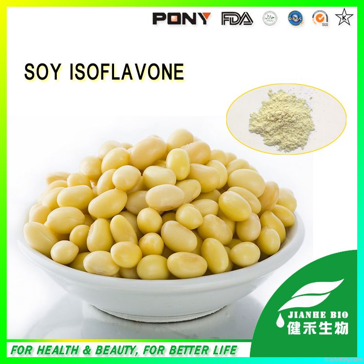 Soybean Extract Isoflavones 20% 40% bulk powder offered by Factory