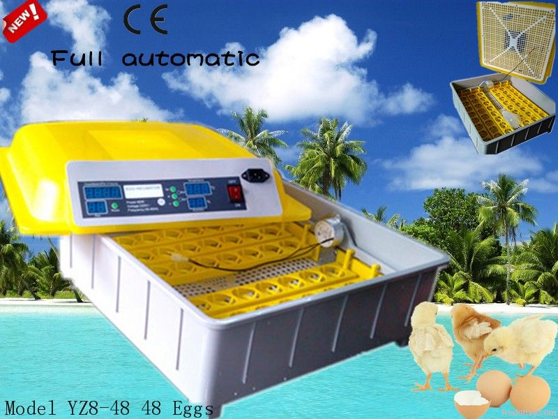 2013 hot sale automatic mini  Egg Incubator YZ8-48(CE Approved )