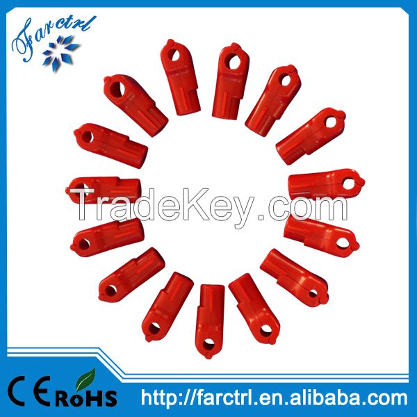 Red 4mm ABS Anti Theft Stop Lock For Supermarket