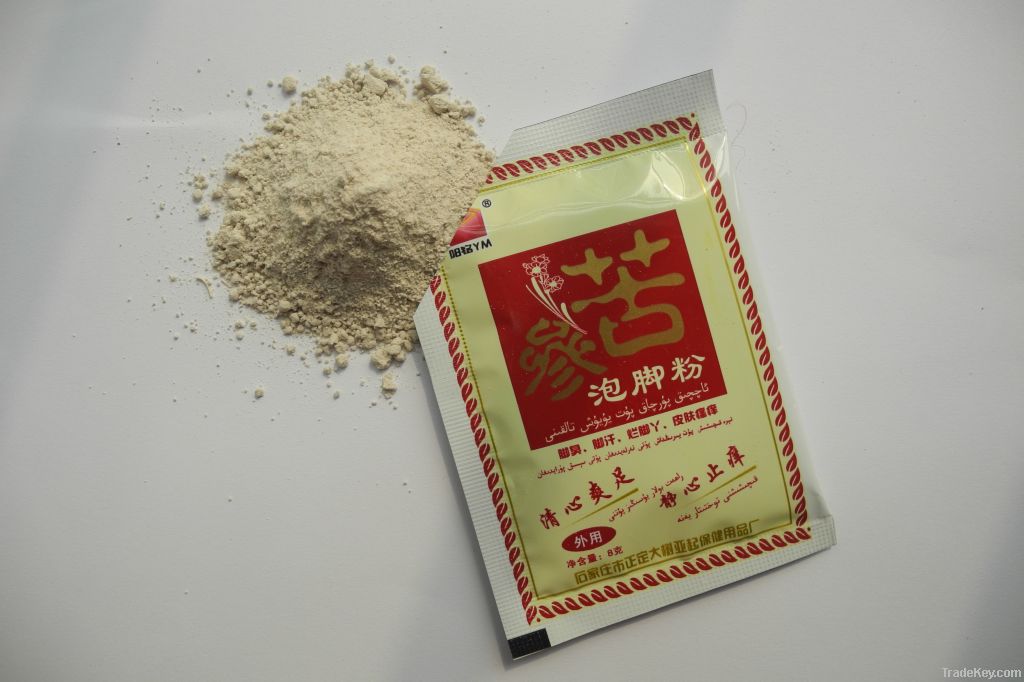 OEM hot water foot bath powder cure foot odor, foot sweat