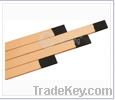 DC Copper coated flat gouging rods