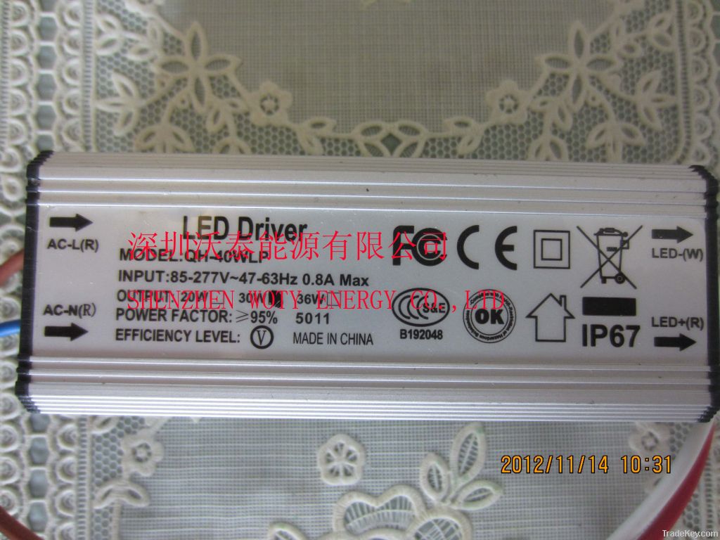 30-40W waterproof led power supply