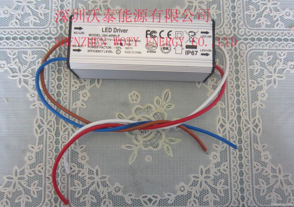 30-40W waterproof led power supply