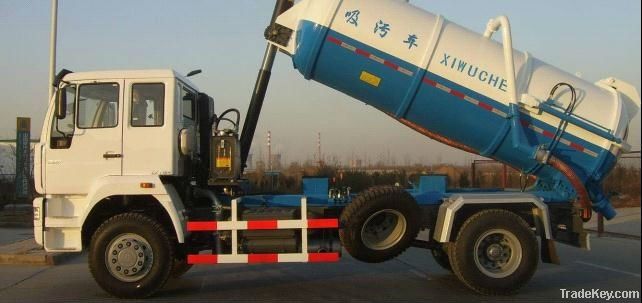 10M3 Sewage Suction Truck, Vacuum Suction Truck