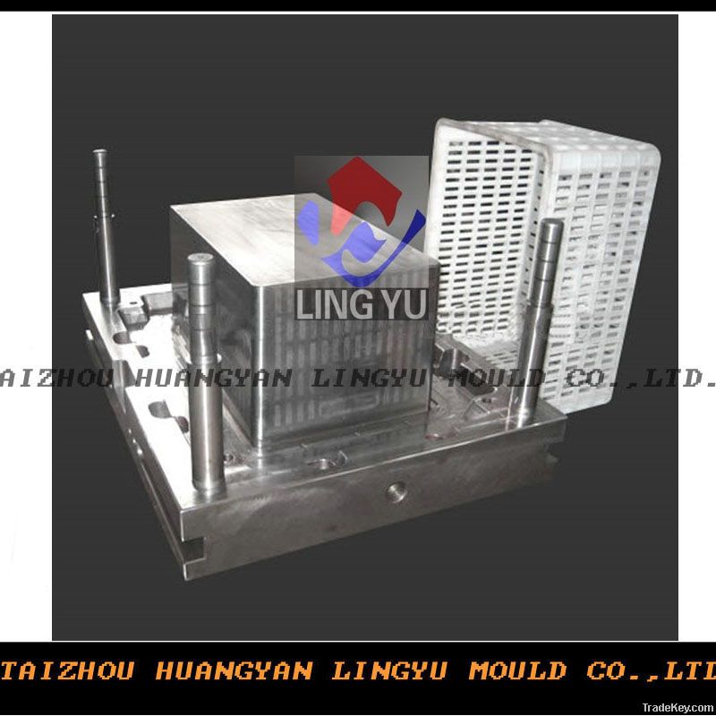 Perforated plastic tray mould