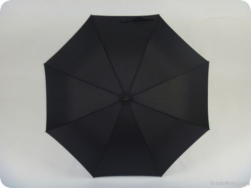 23 inch 8 ribs auto open wooden straight hotel promotion umbrella