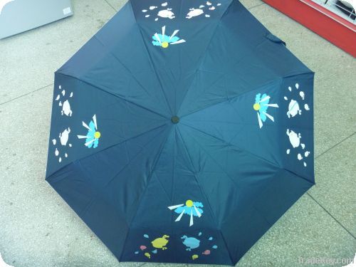 colorful blue advertising color changing special gift umbrella for pro