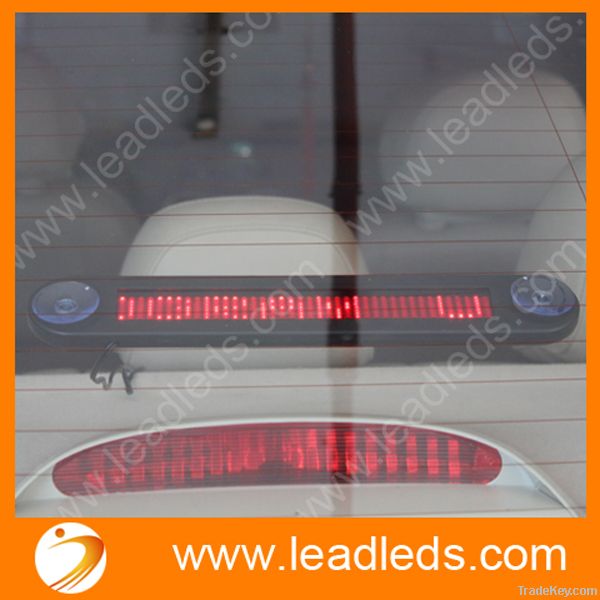2013 Hot selling easy program led car moving sign for Russian market