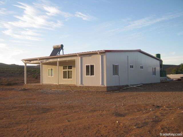 Prefabricated steel frame house