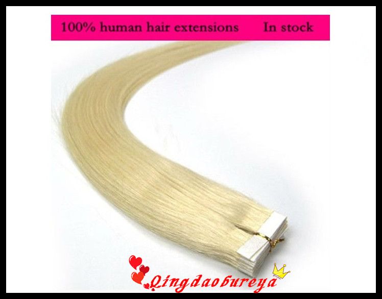 Hot Sale  100% Virgin Remy Peruvian Tape Hair Extension