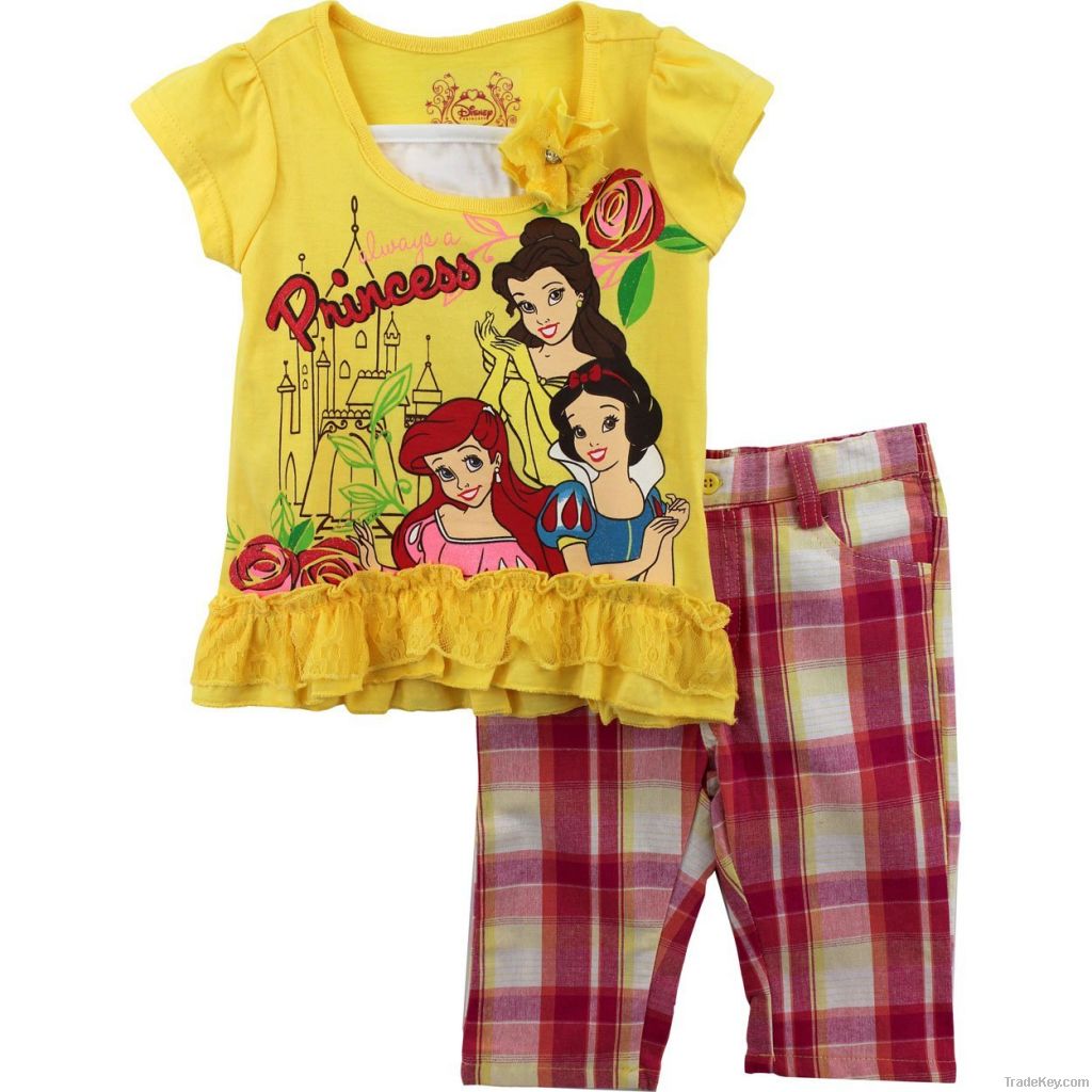 2pcs girls clothes wholesale