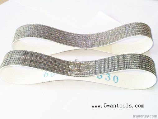 diamond abrasive belt for grinding polishing work