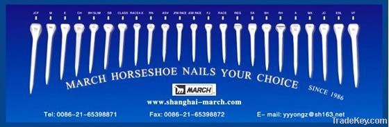 march horseshoe nails/horseshoe