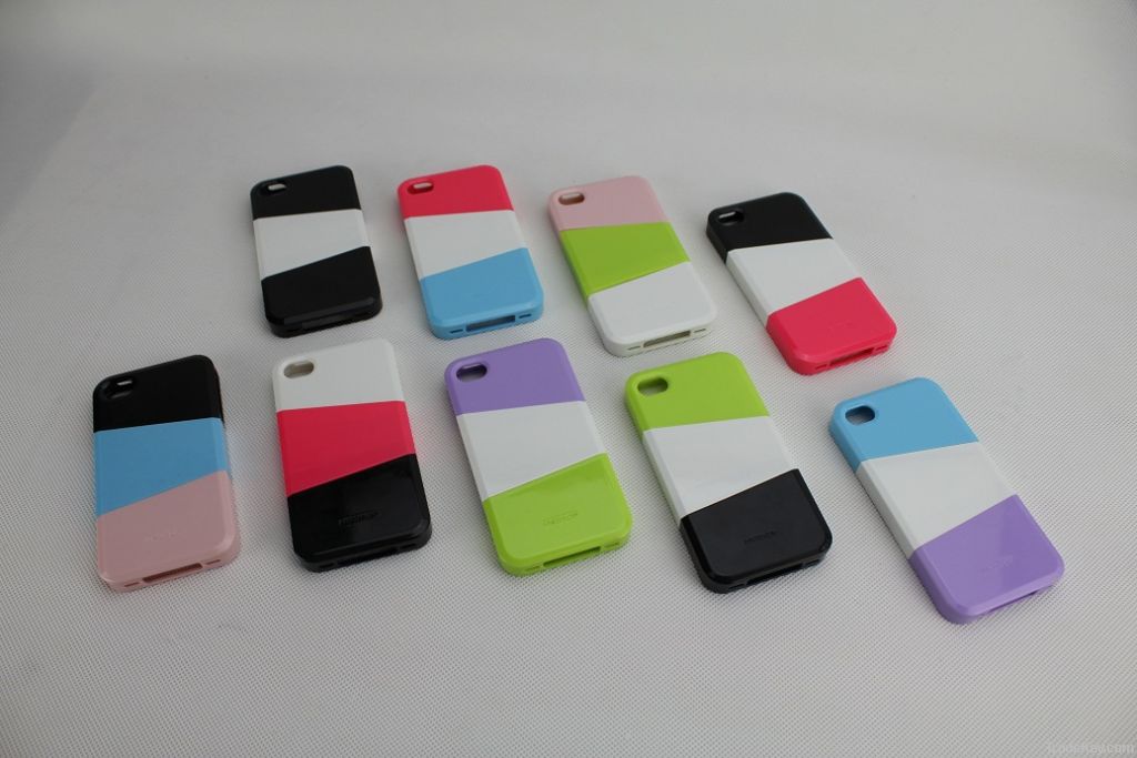 Fashionable Mashup PC Case Cover for iPhone 5