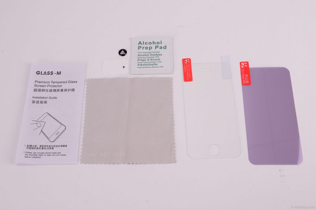 Premium Tempered Glass Screen Protector for iPhone 5