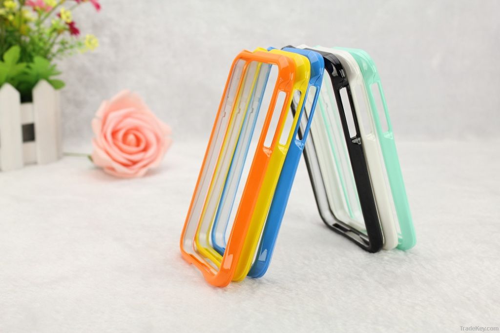 Varnish waistline bumper for iPhone 5