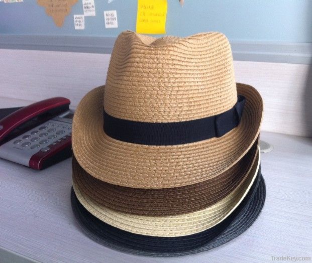 Summer Hat/Beach hat /Fedora straw hat