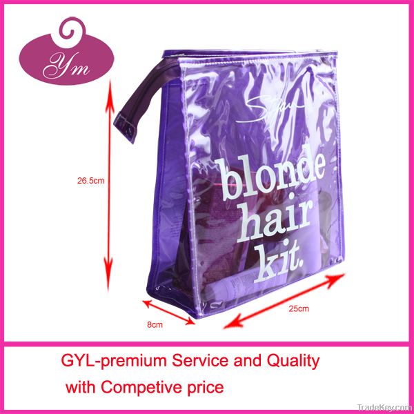 Custom clear PVC promotion bag wholesale in China
