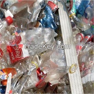 post-comsumer beverage &amp; water PET bottles for recycling