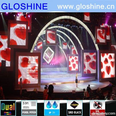 Indoor and outdoor rental LED display