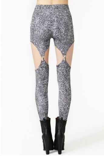 Garter Leggings - Acid