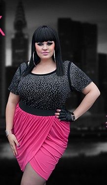 Plus size women styles skirts 