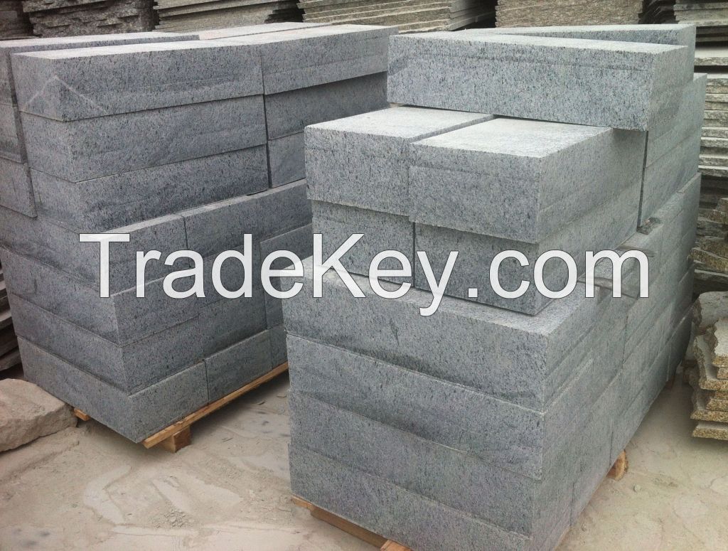 granite cube stone, kerbstone , palisade