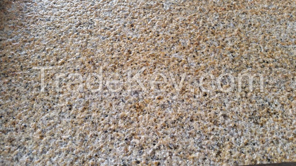 G682 rusty yellow granite slab