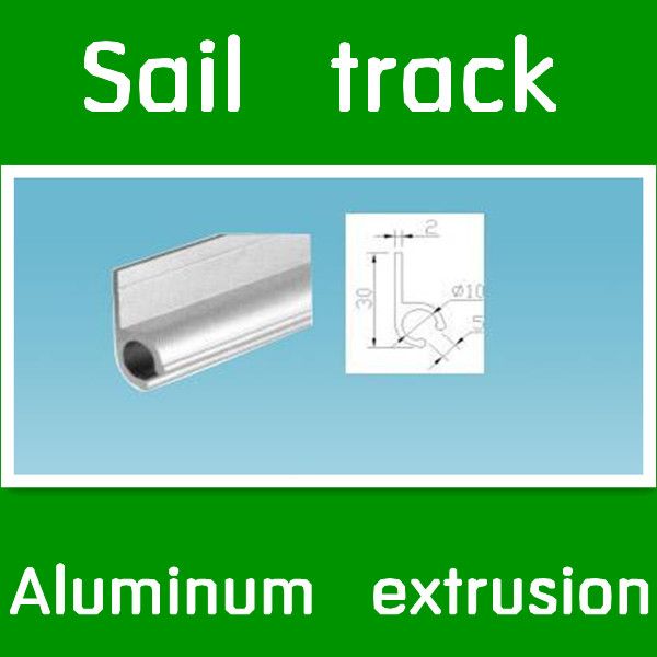 Aluminum sail track