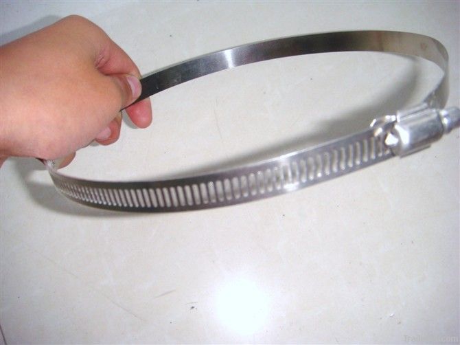 AISI 316L American Style Industrial Stainless Steel Sring Hose Clamp