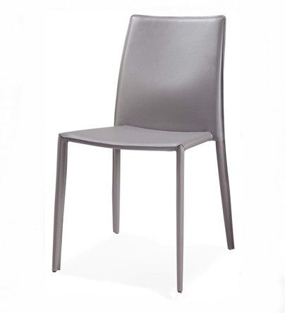 Stackable Dining Chairs Upholstered by Leather / Dining Room Decor