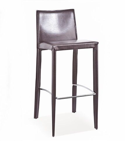 Upholstered Counter Chair with Regenerated Leather